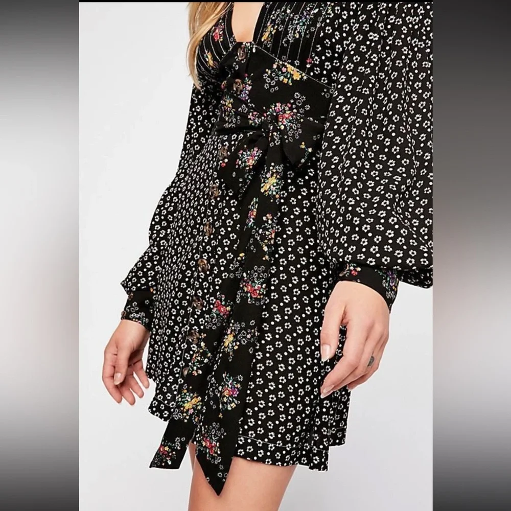 Free People Wonderland Mini Dress Size L